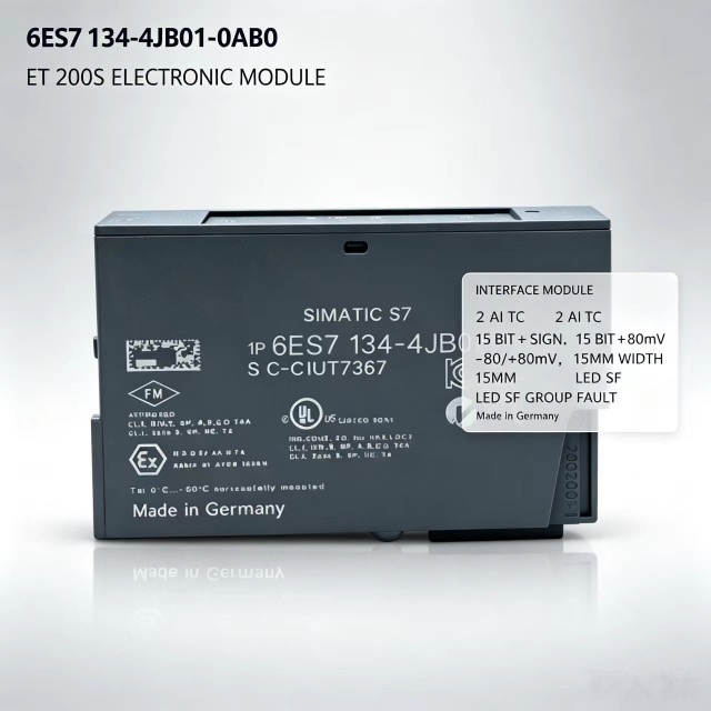 6ES7134-4JB01-0AB0,6ES7 134-4JB01-0AB0 for Siemens PLC,ET200S 2AI TC Analog Input Module,Original Old Version Can Be Provided