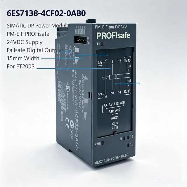 6ES7138-4CF02-0AB0,6ES7 138-4CF02-0AB0 for Siemens PLC ET200S PM-E PROFISAFE Power Module,24VDC SIL3 Safety Output,Chengdu Yakaifeng Electronic Technology Co., Ltd.,6ES7138-4CF02-0AB0,6ES7 138-4CF02-0AB0 for Siemens PLC ET200S PM-E PROFISAFE Power Module,24VDC SIL3 Safety Output
