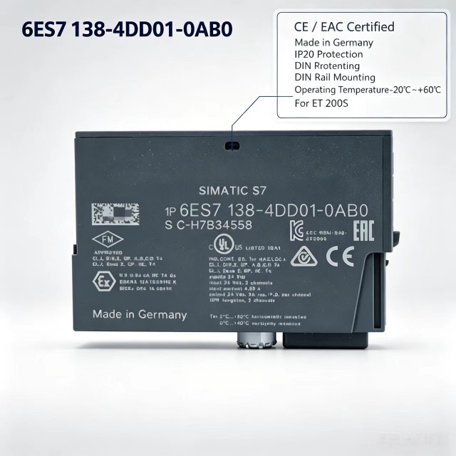 6ES7138-4DD01-0AB0,6ES7 138-4DD01-0AB0 for Siemens PLC ET200S Electronic Module,2 Channel Pulse Generator & Clock Module,Chengdu Yakaifeng Electronic Technology Co., Ltd.,6ES7138-4DD01-0AB0,6ES7 138-4DD01-0AB0 for Siemens PLC ET200S Electronic Module,2 Channel Pulse Generator & Clock Module