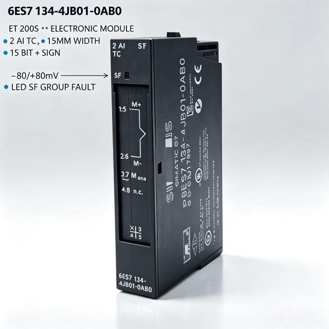 6ES7134-4JB01-0AB0,6ES7 134-4JB01-0AB0 for Siemens PLC,ET200S 2AI TC Analog Input Module,Original Old Version Can Be Provided