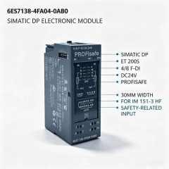 6ES7138-4FA04-0AB0,6ES7 138-4FA04-0AB0 for Siemens PLC,ET200S PROFIsafe F-DI Module,4/8 Safety Input 24VDC,30mm Width,Chengdu Yakaifeng Electronic Technology Co., Ltd.,6ES7138-4FA04-0AB0,6ES7 138-4FA04-0AB0 for Siemens PLC,ET200S PROFIsafe F-DI Module,4/8 Safety Input 24VDC,30mm Width