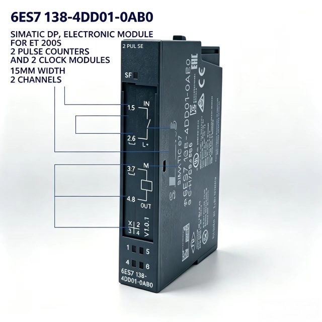 6ES7138-4DD01-0AB0,6ES7 138-4DD01-0AB0 for Siemens PLC ET200S Electronic Module,2 Channel Pulse Generator & Clock Module,Chengdu Yakaifeng Electronic Technology Co., Ltd.,6ES7138-4DD01-0AB0,6ES7 138-4DD01-0AB0 for Siemens PLC ET200S Electronic Module,2 Channel Pulse Generator & Clock Module