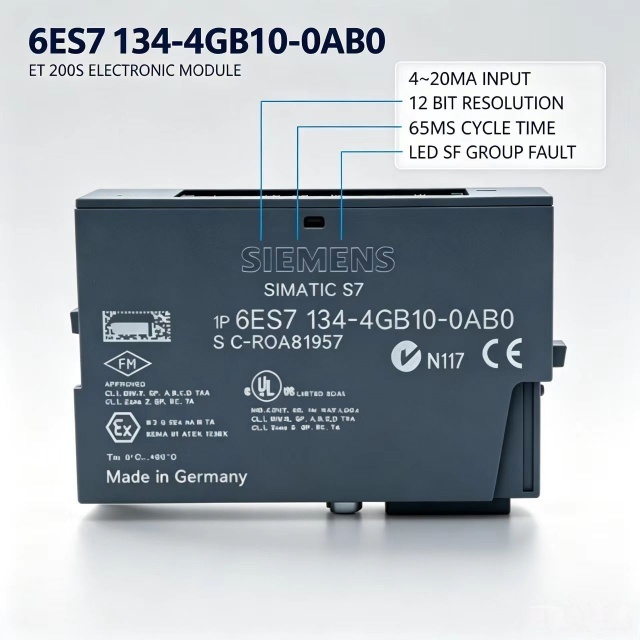6ES7134-4GB10-0AB0,6ES7 134-4GB10-0AB0,for Siemens ET200S PLC ,2AI Standard Analog Input Module,15mm Width,Chengdu Yakaifeng Electronic Technology Co., Ltd.,6ES7134-4GB10-0AB0,6ES7 134-4GB10-0AB0,for Siemens ET200S PLC ,2AI Standard Analog Input Module,15mm Width