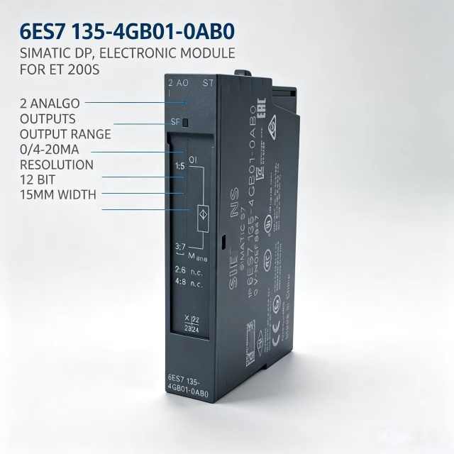 6ES7135-4GB01-0AB0,6ES7 135-4GB01-0AB0 for Siemens PLC ET200S 2AO Analog Output Module,±20mA,13Bit,15mm Width,Chengdu Yakaifeng Electronic Technology Co., Ltd.,6ES7135-4GB01-0AB0,6ES7 135-4GB01-0AB0 for Siemens PLC ET200S 2AO Analog Output Module,±20mA,13Bit,15mm Width