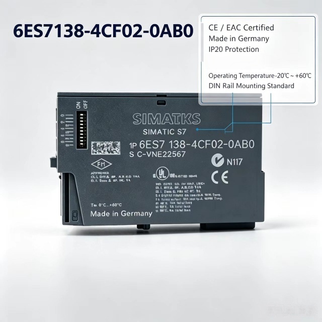 6ES7138-4CF02-0AB0,6ES7 138-4CF02-0AB0 for Siemens PLC ET200S PM-E PROFISAFE Power Module,24VDC SIL3 Safety Output,Chengdu Yakaifeng Electronic Technology Co., Ltd.,6ES7138-4CF02-0AB0,6ES7 138-4CF02-0AB0 for Siemens PLC ET200S PM-E PROFISAFE Power Module,24VDC SIL3 Safety Output