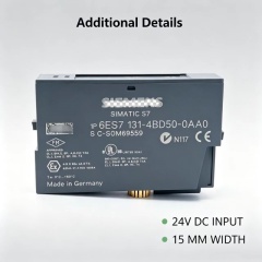 Hot Sale 6ES7131-4BD50-0AA0,6ES7 131-4BD50-0AA0,For Siemens PLC ET200S 4DI Digital Input Module,24V DC Sourcing 15mm Distributed,Chengdu Yakaifeng Electronic Technology Co., Ltd.,Hot Sale 6ES7131-4BD50-0AA0,6ES7 131-4BD50-0AA0,For Siemens PLC ET200S 4DI Digital Input Module,24V DC Sourcing 15mm Distributed