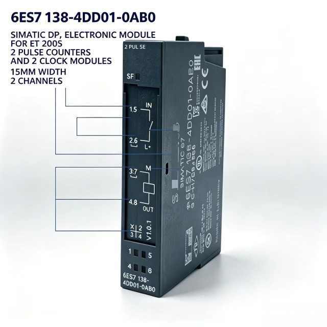 6ES7138-4DD01-0AB0,6ES7 138-4DD01-0AB0 for Siemens PLC ET200S Electronic Module,2 Channel Pulse Generator & Clock Module,Chengdu Yakaifeng Electronic Technology Co., Ltd.,6ES7138-4DD01-0AB0,6ES7 138-4DD01-0AB0 for Siemens PLC ET200S Electronic Module,2 Channel Pulse Generator & Clock Module