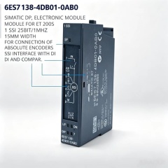 6ES7138-4DB01-0AB0,6ES7 138-4DB01-0AB0 for Siemens PLC ET200S 1 Channel SSI Encoder Module,25Bit 1MHz,15mm Width,Chengdu Yakaifeng Electronic Technology Co., Ltd.,6ES7138-4DB01-0AB0,6ES7 138-4DB01-0AB0 for Siemens PLC ET200S 1 Channel SSI Encoder Module,25Bit 1MHz,15mm Width