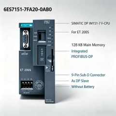 6ES7151-7FA20-0AB0,6ES7 151-7FA20-0AB0 for Siemens PLC F-CPU Module,ET200S IM151-7 F-CPU,128KB Work Memory,Chengdu Yakaifeng Electronic Technology Co., Ltd.,6ES7151-7FA20-0AB0,6ES7 151-7FA20-0AB0 for Siemens PLC F-CPU Module,ET200S IM151-7 F-CPU,128KB Work Memory