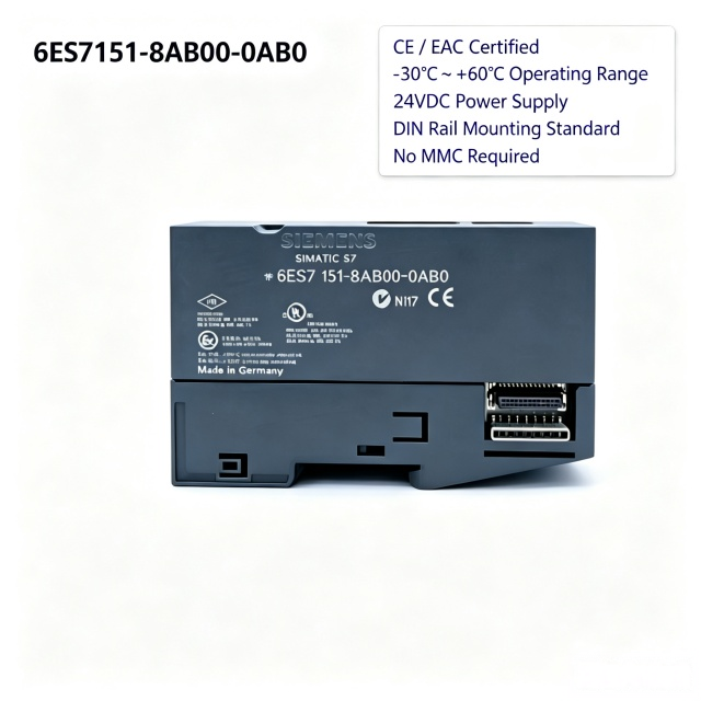 6ES7151-8AB00-0AB0,6ES7 151-8AB00-0AB0 for Siemens PLC CPU Module,ET200S IM151-8 PN/DP CPU,128KB Work Memory,3X RJ45 Port,Chengdu Yakaifeng Electronic Technology Co., Ltd.,6ES7151-8AB00-0AB0,6ES7 151-8AB00-0AB0 for Siemens PLC CPU Module,ET200S IM151-8 PN/DP CPU,128KB Work Memory,3X RJ45 Port