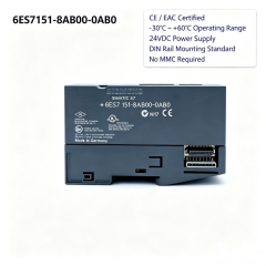 6ES7151-8AB00-0AB0,6ES7 151-8AB00-0AB0 for Siemens PLC CPU Module,ET200S IM151-8 PN/DP CPU,128KB Work Memory,3X RJ45 Port,Chengdu Yakaifeng Electronic Technology Co., Ltd.,6ES7151-8AB00-0AB0,6ES7 151-8AB00-0AB0 for Siemens PLC CPU Module,ET200S IM151-8 PN/DP CPU,128KB Work Memory,3X RJ45 Port