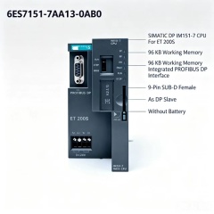 6ES7151-7AA13-0AB0,6ES7 151-7AA13-0AB0 for Siemens PLC CPU Module,ET200S IM151-7 CPU,96KB Work Memory,PROFIBUS DP Sub-D,Chengdu Yakaifeng Electronic Technology Co., Ltd.,6ES7151-7AA13-0AB0,6ES7 151-7AA13-0AB0 for Siemens PLC CPU Module,ET200S IM151-7 CPU,96KB Work Memory,PROFIBUS DP Sub-D
