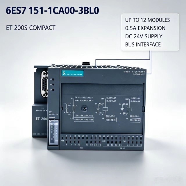 6ES7151-1CA00-3BL0,6ES7 151-1CA00-3BL0,for Siemens ET200S PLC,Compact 16DI/16DO Digital I/O Module,24VDC,Chengdu Yakaifeng Electronic Technology Co., Ltd.,6ES7151-1CA00-3BL0,6ES7 151-1CA00-3BL0,for Siemens ET200S PLC,Compact 16DI/16DO Digital I/O Module,24VDC