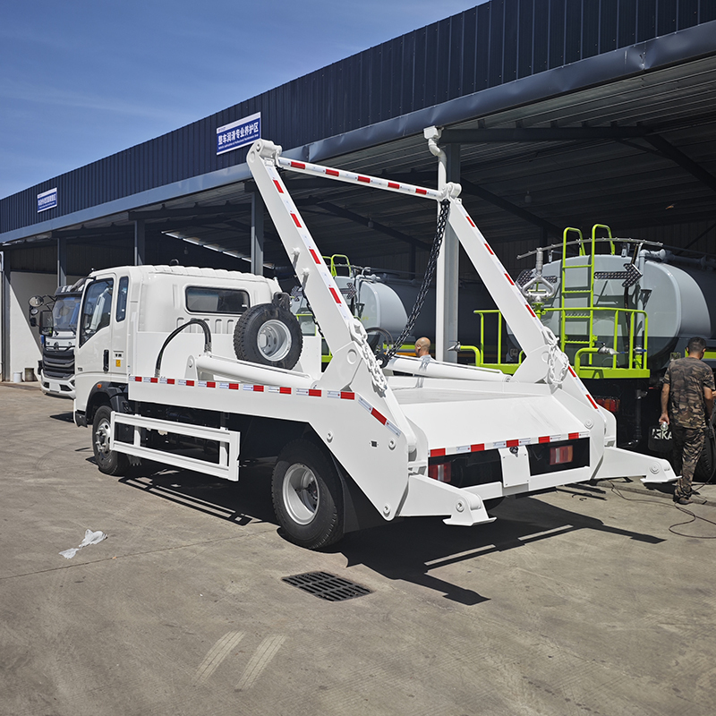 HOWO 4x2 6-cubic-meter Swing arm garbage truck,Hubei Jiafeng Automotive Equipment Co., Ltd,HOWO 4x2 6-cubic-meter Swing arm garbage truck