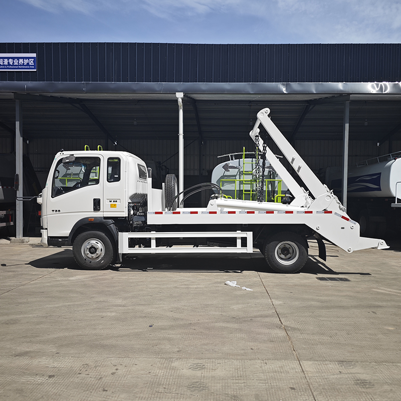 HOWO 4x2 6-cubic-meter Swing arm garbage truck,Hubei Jiafeng Automotive Equipment Co., Ltd,HOWO 4x2 6-cubic-meter Swing arm garbage truck