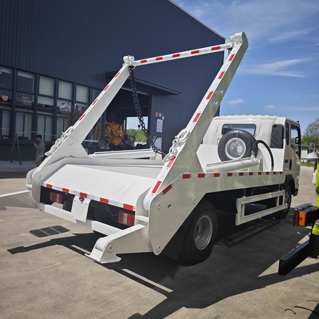 HOWO 4x2 6-cubic-meter Swing arm garbage truck,Hubei Jiafeng Automotive Equipment Co., Ltd,HOWO 4x2 6-cubic-meter Swing arm garbage truck