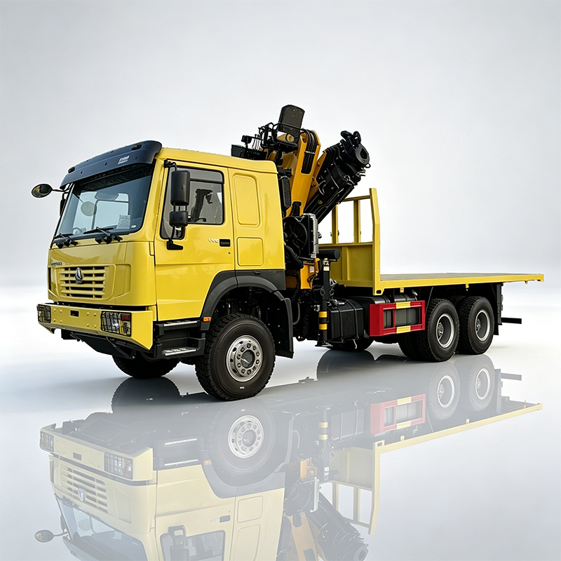 Sinotruk HOWO 6x6 Flatbed Truck Equipped with   XCMG 16 ton Crane,Hubei Jiafeng Automotive Equipment Co., Ltd,Sinotruk HOWO 6x6 Flatbed Truck Equipped with   XCMG 16 ton Crane