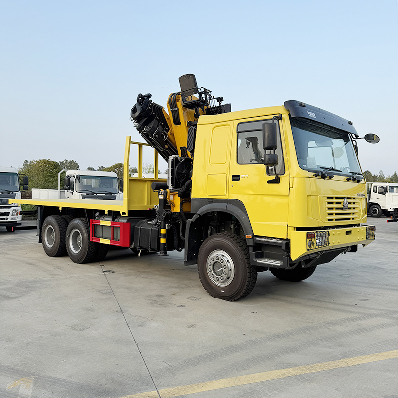 Sinotruk HOWO 6x6 Flatbed Truck Equipped with   XCMG 16 ton Crane,Hubei Jiafeng Automotive Equipment Co., Ltd,Sinotruk HOWO 6x6 Flatbed Truck Equipped with   XCMG 16 ton Crane