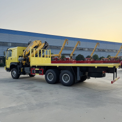 Sinotruk HOWO 6x6 Flatbed Truck Equipped with   XCMG 16 ton Crane,Hubei Jiafeng Automotive Equipment Co., Ltd,Sinotruk HOWO 6x6 Flatbed Truck Equipped with   XCMG 16 ton Crane