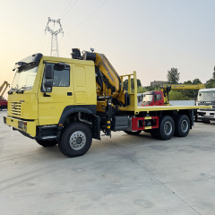 Sinotruk HOWO 6x6 Flatbed Truck Equipped with   XCMG 16 ton Crane,Hubei Jiafeng Automotive Equipment Co., Ltd,Sinotruk HOWO 6x6 Flatbed Truck Equipped with   XCMG 16 ton Crane