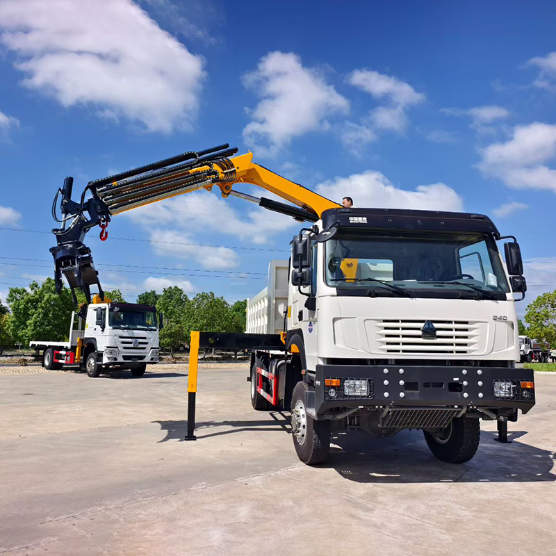Sinotruk Howo 6x4 Dump Truck with On-Board Grapple,Hubei Jiafeng Automotive Equipment Co., Ltd,Sinotruk Howo 6x4 Dump Truck with On-Board Grapple