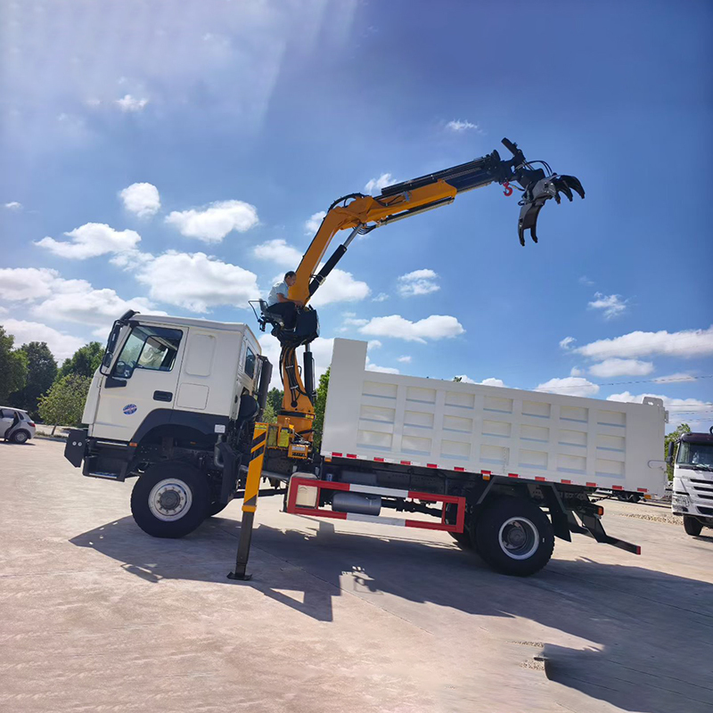Sinotruk Howo 6x4 Dump Truck with On-Board Grapple,Hubei Jiafeng Automotive Equipment Co., Ltd,Sinotruk Howo 6x4 Dump Truck with On-Board Grapple