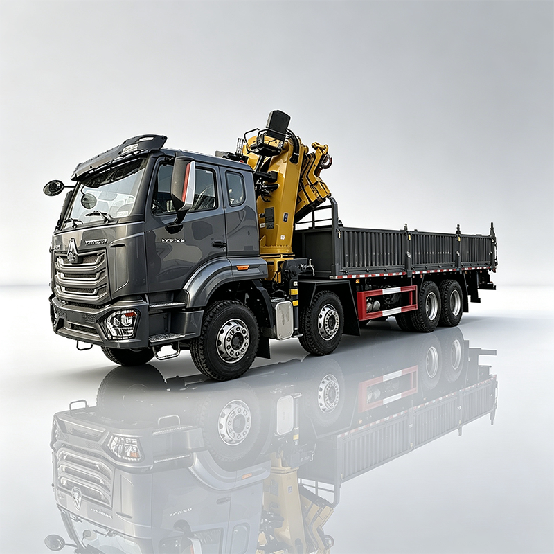 Sinotruk HOWO 8x4 Truck-Mounted Crane with Ladder, Equipped with a 20-metric-ton Articulated Boom Crane,Hubei Jiafeng Automotive Equipment Co., Ltd,Sinotruk HOWO 8x4 Truck-Mounted Crane with Ladder, Equipped with a 20-metric-ton Articulated Boom Crane