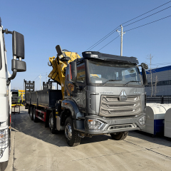 Sinotruk HOWO 8x4 Truck-Mounted Crane with Ladder, Equipped with a 20-metric-ton Articulated Boom Crane,Hubei Jiafeng Automotive Equipment Co., Ltd,Sinotruk HOWO 8x4 Truck-Mounted Crane with Ladder, Equipped with a 20-metric-ton Articulated Boom Crane