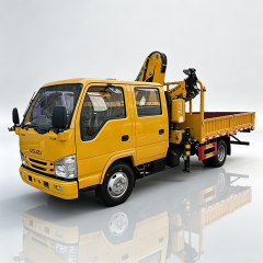 Isuzu 100P Double Cab Truck Equipped with XCMG Small 3.2 ton knuckle boom Crane,Hubei Jiafeng Automotive Equipment Co., Ltd,Isuzu 100P Double Cab Truck Equipped with XCMG Small 3.2 ton knuckle boom Crane