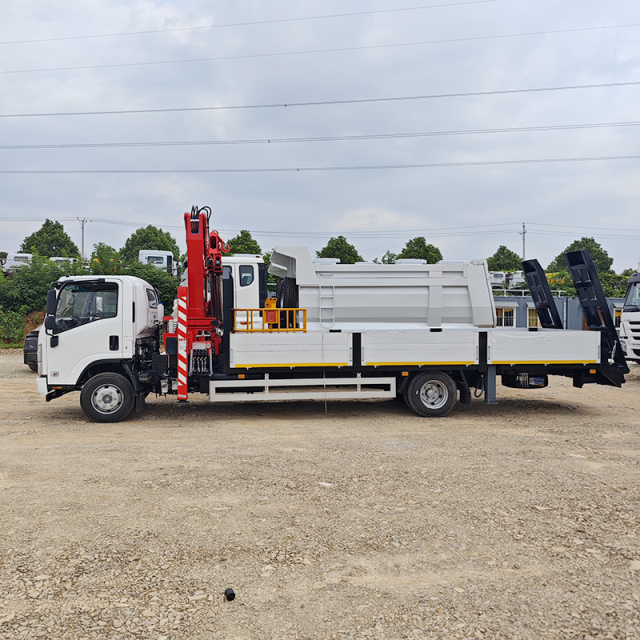 Isuzu KV100 Truck Equipped with 5 ton  Folding Boom and Ladder,Hubei Jiafeng Automotive Equipment Co., Ltd,Isuzu KV100 Truck Equipped with 5 ton  Folding Boom and Ladder