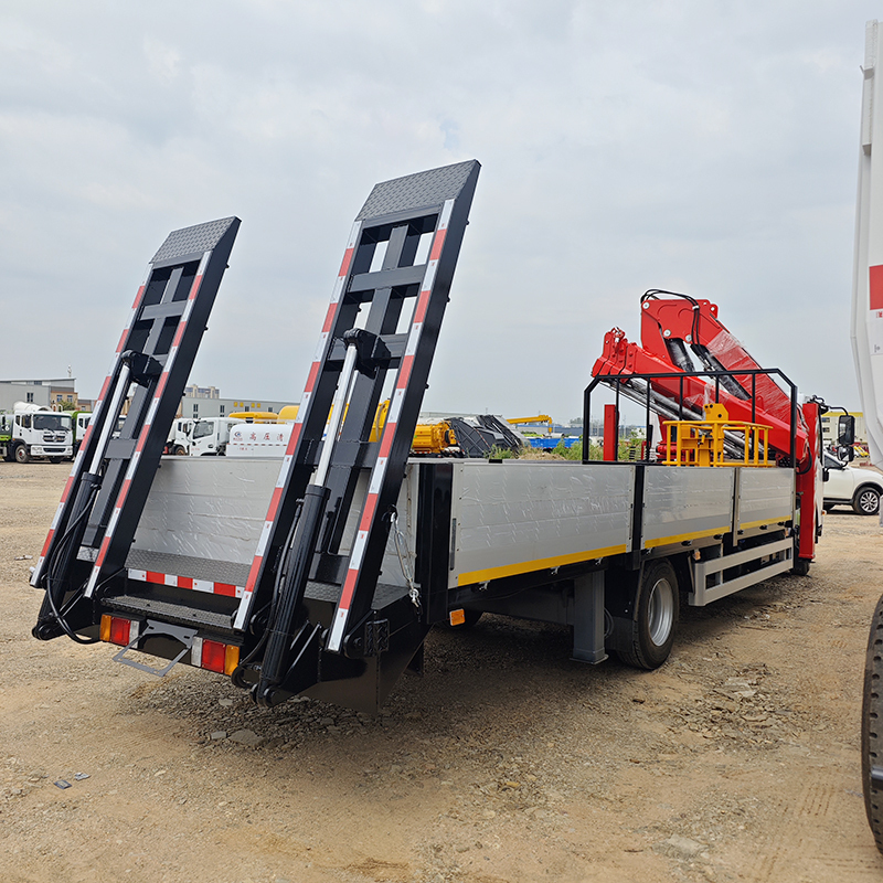 Isuzu KV100 Truck Equipped with 5 ton  Folding Boom and Ladder,Hubei Jiafeng Automotive Equipment Co., Ltd,Isuzu KV100 Truck Equipped with 5 ton  Folding Boom and Ladder