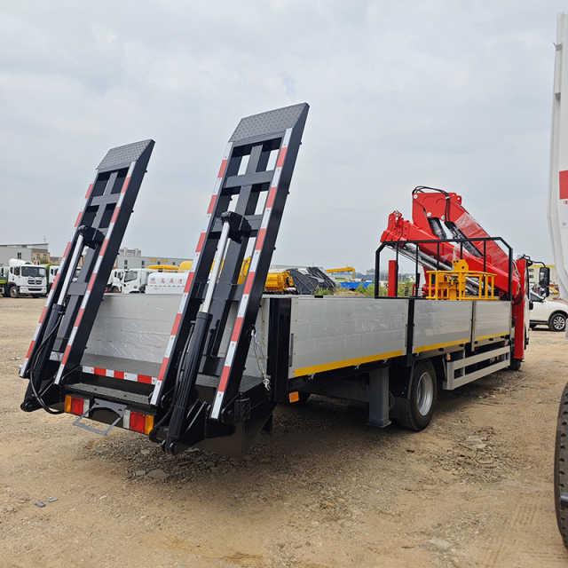 Isuzu KV100 Truck Equipped with 5 ton  Folding Boom and Ladder,Hubei Jiafeng Automotive Equipment Co., Ltd,Isuzu KV100 Truck Equipped with 5 ton  Folding Boom and Ladder
