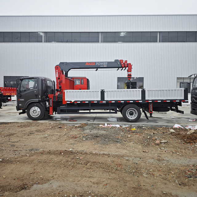 Isuzu ELF 700P Aluminum Alloy Cargo Truck with a 5 ton Telescopic Boom Crane,Hubei Jiafeng Automotive Equipment Co., Ltd,Isuzu ELF 700P Aluminum Alloy Cargo Truck with a 5 ton Telescopic Boom Crane