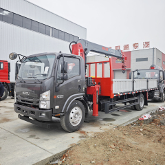 Isuzu ELF 700P Aluminum Alloy Cargo Truck with a 5 ton Telescopic Boom Crane,Hubei Jiafeng Automotive Equipment Co., Ltd,Isuzu ELF 700P Aluminum Alloy Cargo Truck with a 5 ton Telescopic Boom Crane