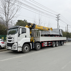 Isuzu GIGA 5 Axle 12x4 Truck-Mounted Crane Equipped with a 16 ton Straight Boom Crane,Hubei Jiafeng Automotive Equipment Co., Ltd,Isuzu GIGA 5 Axle 12x4 Truck-Mounted Crane Equipped with a 16 ton Straight Boom Crane