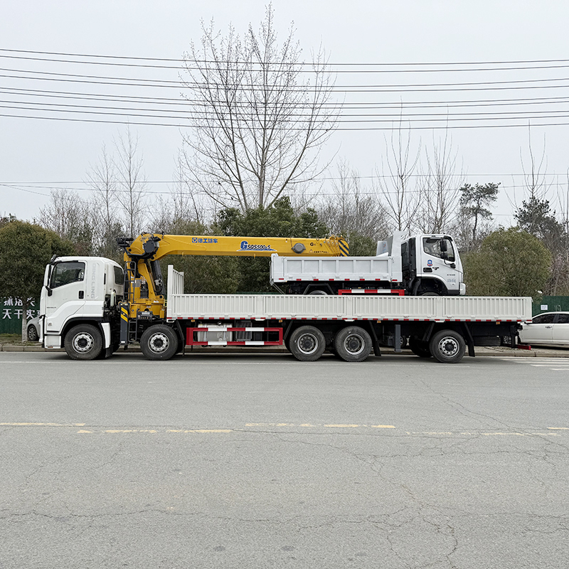 Isuzu GIGA 5 Axle 12x4 Truck-Mounted Crane Equipped with a 16 ton Straight Boom Crane,Hubei Jiafeng Automotive Equipment Co., Ltd,Isuzu GIGA 5 Axle 12x4 Truck-Mounted Crane Equipped with a 16 ton Straight Boom Crane