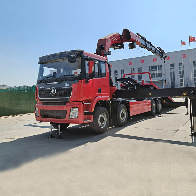 SHACMAN Delong X5000 8x4 Truck with Sany 20 ton knuckle boom crane,Hubei Jiafeng Automotive Equipment Co., Ltd,SHACMAN Delong X5000 8x4 Truck with Sany 20 ton knuckle boom crane
