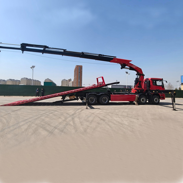 SHACMAN Delong X5000 8x4 Truck with Sany 20 ton knuckle boom crane,Hubei Jiafeng Automotive Equipment Co., Ltd,SHACMAN Delong X5000 8x4 Truck with Sany 20 ton knuckle boom crane