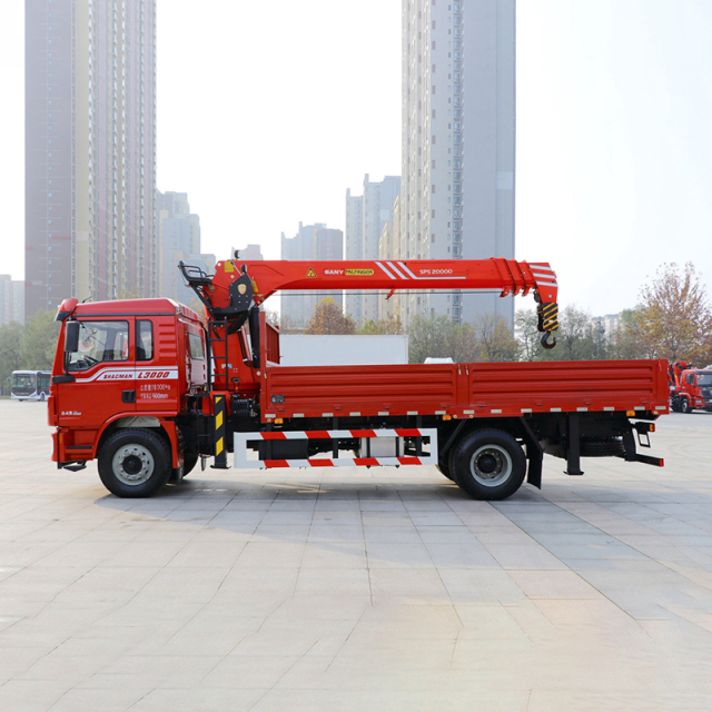 SHACMAN Delong L3000 4x2 Truck Equipped with  Sany 8 ton Straight-Boom Crane,Hubei Jiafeng Automotive Equipment Co., Ltd,SHACMAN Delong L3000 4x2 Truck Equipped with  Sany 8 ton Straight-Boom Crane