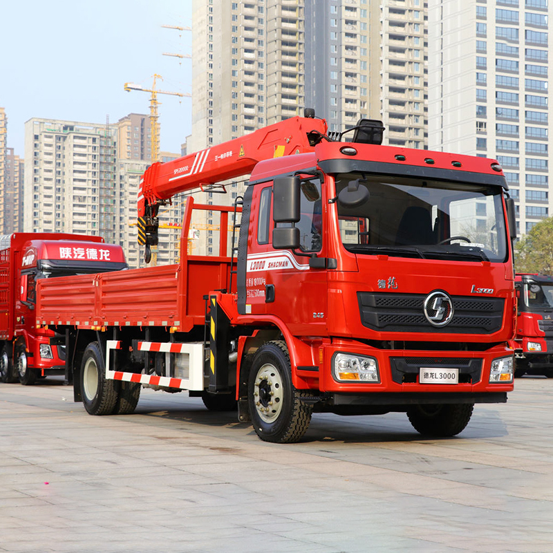 SHACMAN Delong L3000 4x2 Truck Equipped with  Sany 8 ton Straight-Boom Crane,Hubei Jiafeng Automotive Equipment Co., Ltd,SHACMAN Delong L3000 4x2 Truck Equipped with  Sany 8 ton Straight-Boom Crane