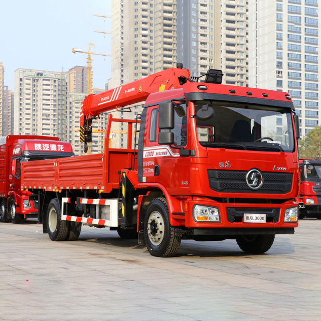 SHACMAN Delong L3000 4x2 Truck Equipped with  Sany 8 ton Straight-Boom Crane,Hubei Jiafeng Automotive Equipment Co., Ltd,SHACMAN Delong L3000 4x2 Truck Equipped with  Sany 8 ton Straight-Boom Crane