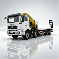 SHACMAN H3000 8x4 Truck Equipped with   33 ton folding boom crane and  ladder,Hubei Jiafeng Automotive Equipment Co., Ltd,SHACMAN H3000 8x4 Truck Equipped with   33 ton folding boom crane and  ladder