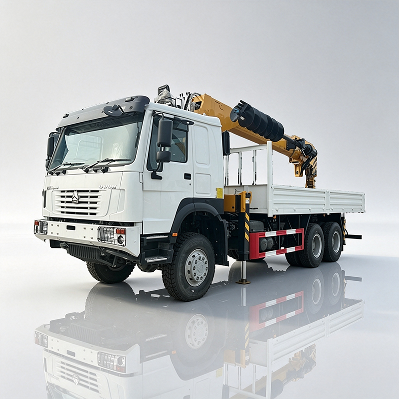 Sinotruk HOWO 6x6 Truck Equipped with a XCMG 14 ton Crane with Drill Bit,Hubei Jiafeng Automotive Equipment Co., Ltd,Sinotruk HOWO 6x6 Truck Equipped with a XCMG 14 ton Crane with Drill Bit
