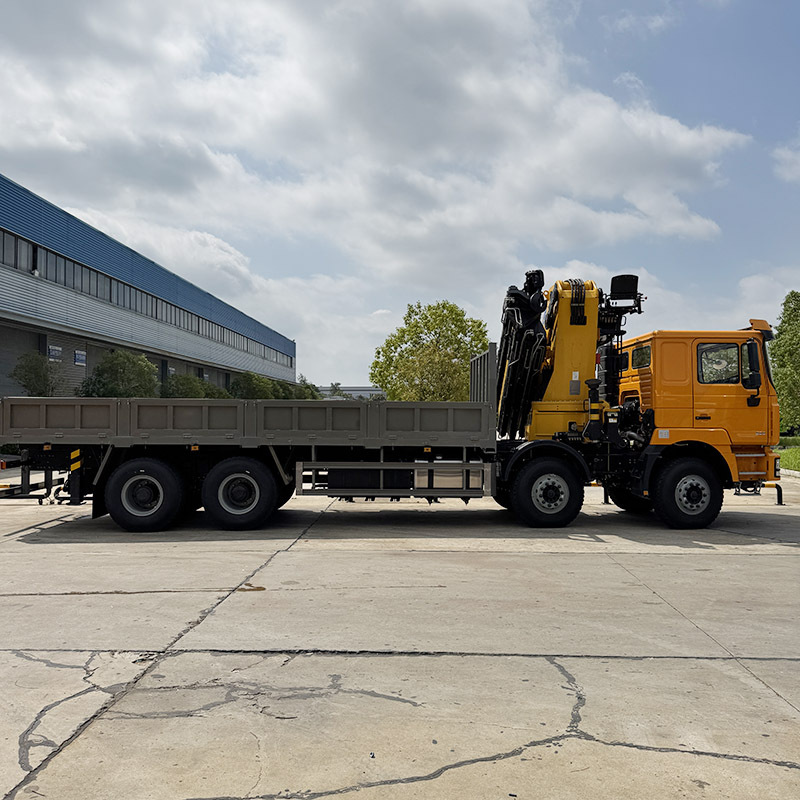 SHACMAN F3000 8x4 Truck Equipped with  43 ton knuckle boom crane,Hubei Jiafeng Automotive Equipment Co., Ltd,SHACMAN F3000 8x4 Truck Equipped with  43 ton knuckle boom crane