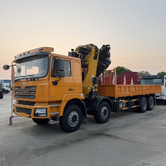 SHACMAN F3000 8x4 Truck Equipped with  43 ton knuckle boom crane,Hubei Jiafeng Automotive Equipment Co., Ltd,SHACMAN F3000 8x4 Truck Equipped with  43 ton knuckle boom crane
