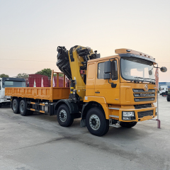 SHACMAN F3000 8x4 Truck Equipped with  43 ton knuckle boom crane,Hubei Jiafeng Automotive Equipment Co., Ltd,SHACMAN F3000 8x4 Truck Equipped with  43 ton knuckle boom crane