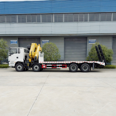 SHACMAN H3000 8x4 Truck Equipped with   33 ton folding boom crane and  ladder,Hubei Jiafeng Automotive Equipment Co., Ltd,SHACMAN H3000 8x4 Truck Equipped with   33 ton folding boom crane and  ladder