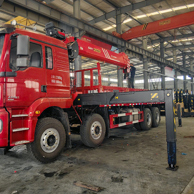 SHACMAN M3000 8x4 Truck Equipped with  Sany 14 ton Telescopic Boom Crane,Hubei Jiafeng Automotive Equipment Co., Ltd,SHACMAN M3000 8x4 Truck Equipped with  Sany 14 ton Telescopic Boom Crane