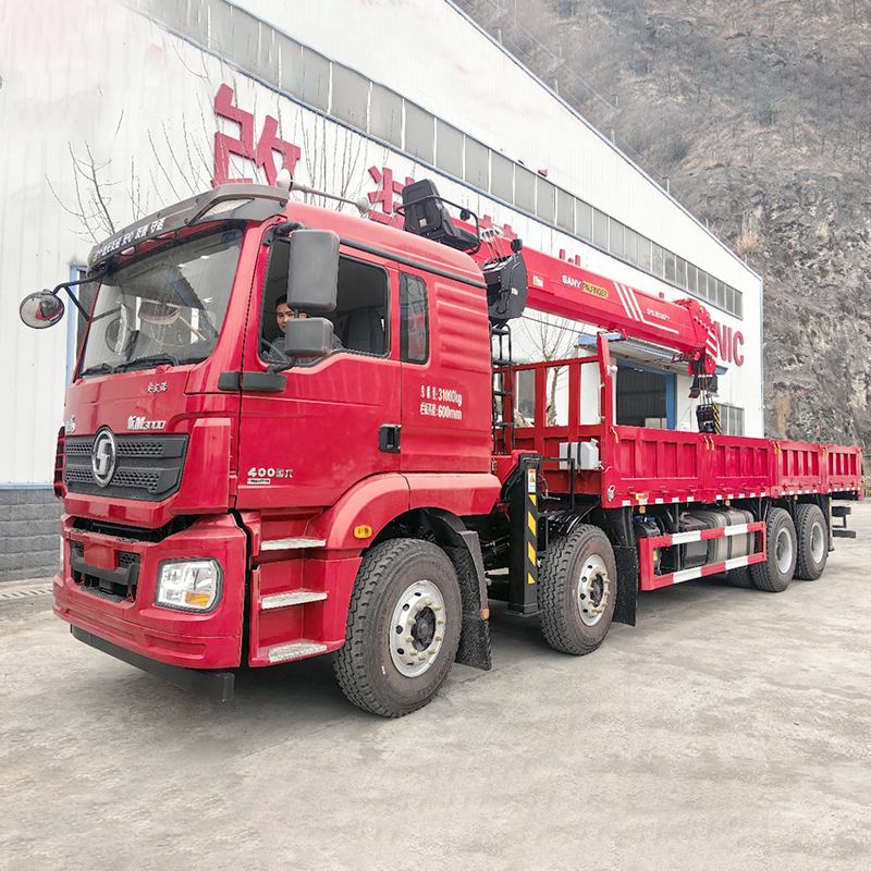 SHACMAN M3000 8x4 Truck Equipped with  Sany 14 ton Telescopic Boom Crane,Hubei Jiafeng Automotive Equipment Co., Ltd,SHACMAN M3000 8x4 Truck Equipped with  Sany 14 ton Telescopic Boom Crane