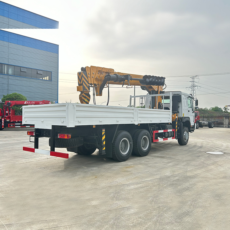 Sinotruk HOWO 6x6 Truck Equipped with a XCMG 14 ton Crane with Drill Bit,Hubei Jiafeng Automotive Equipment Co., Ltd,Sinotruk HOWO 6x6 Truck Equipped with a XCMG 14 ton Crane with Drill Bit